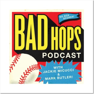 The Bad Hops Non-Cincinnati Reds Red Logo Posters and Art